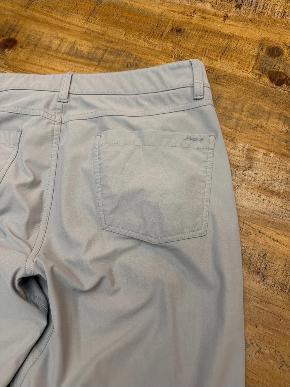 Johnnie-O Men’s Performance Stretch Pants Light Gray Golf Casual 36 x 30
